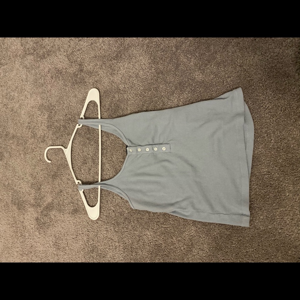 Blue brandy tank